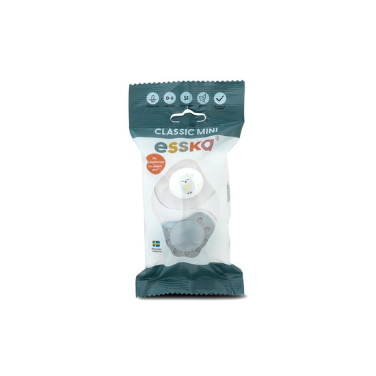 Esska Napp Classic Mini Silikon  (0-6 m) 2 st - Blandade färger