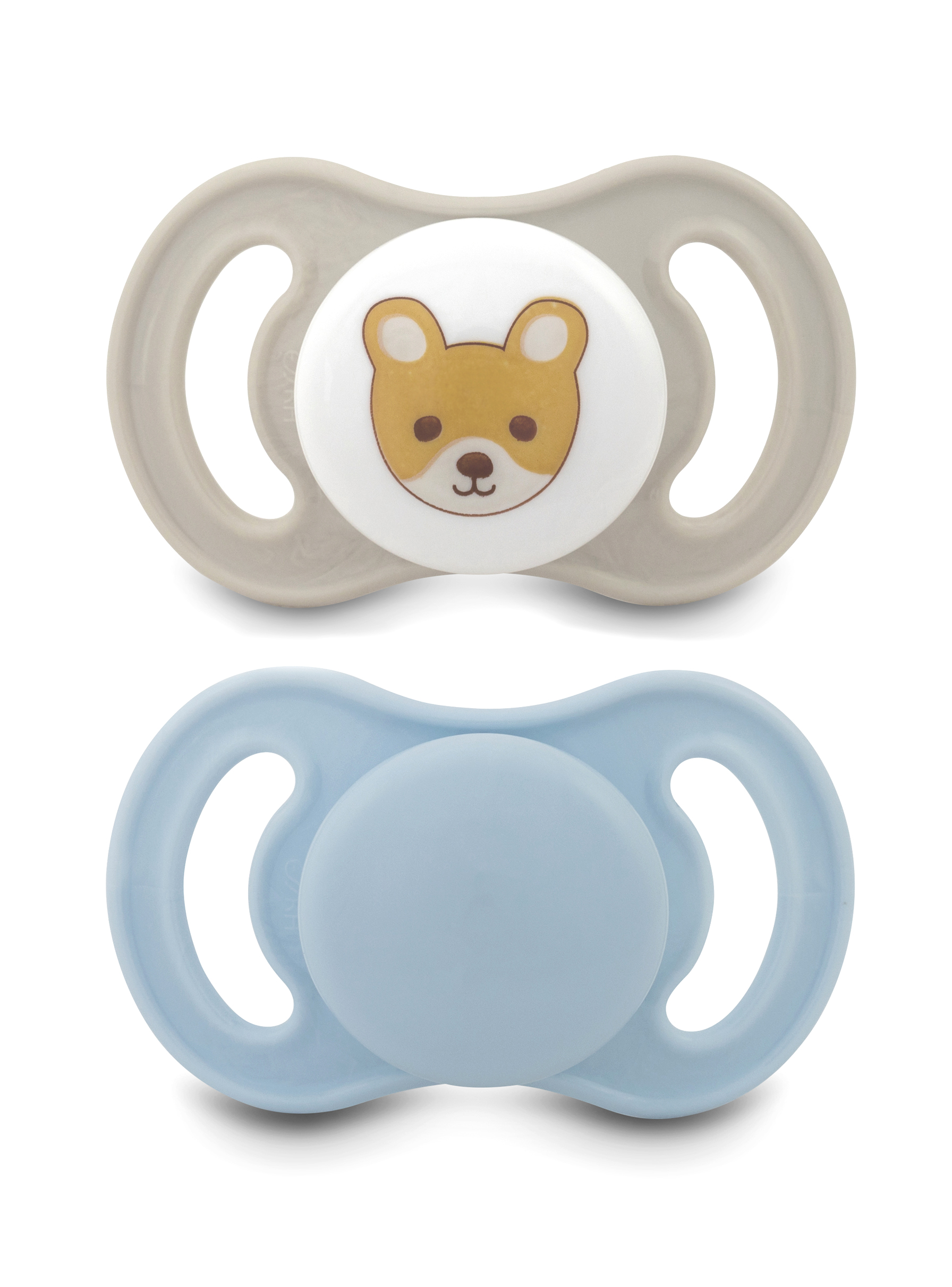 Esska Napp Happy Mini Silikon (0-6 m) 2 st - Blandade färger