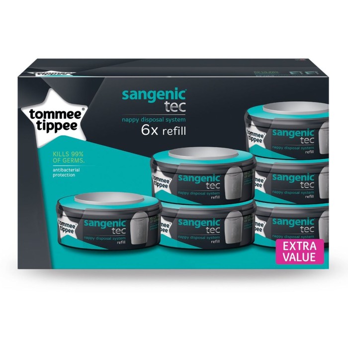 Tommee Tippee Sangenic TEC Blöjhink Refill 6-pack
