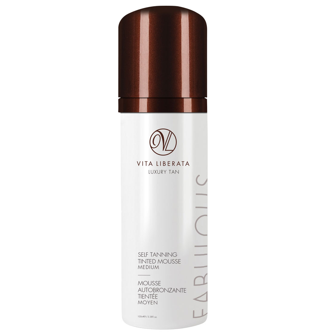 Vita Liberata Fabulous Self Tanning Tinted Mousse Medium 100 ml