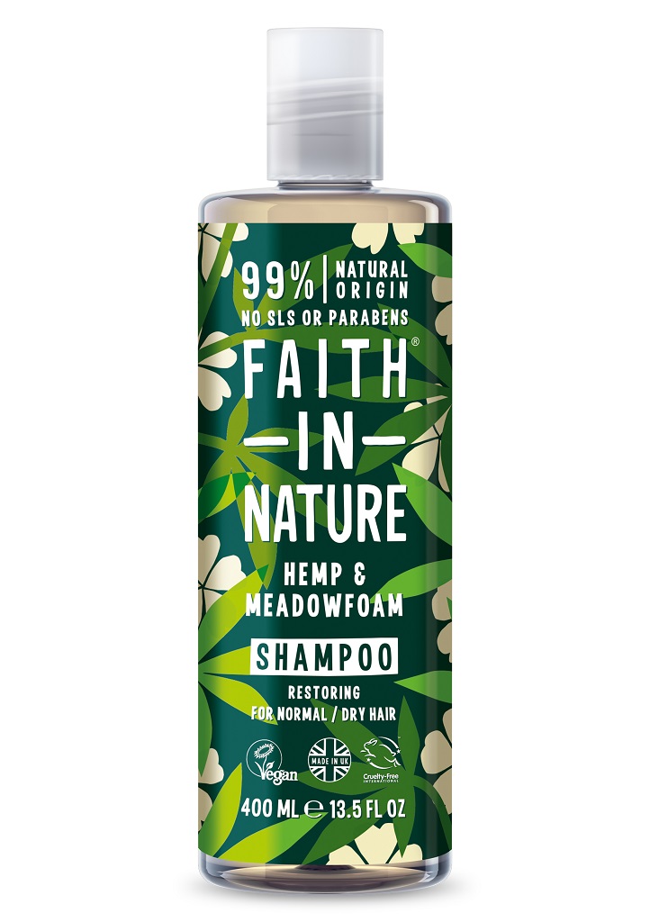 Faith in Nature Hemp & Meadowfoam Schampo 400 ml