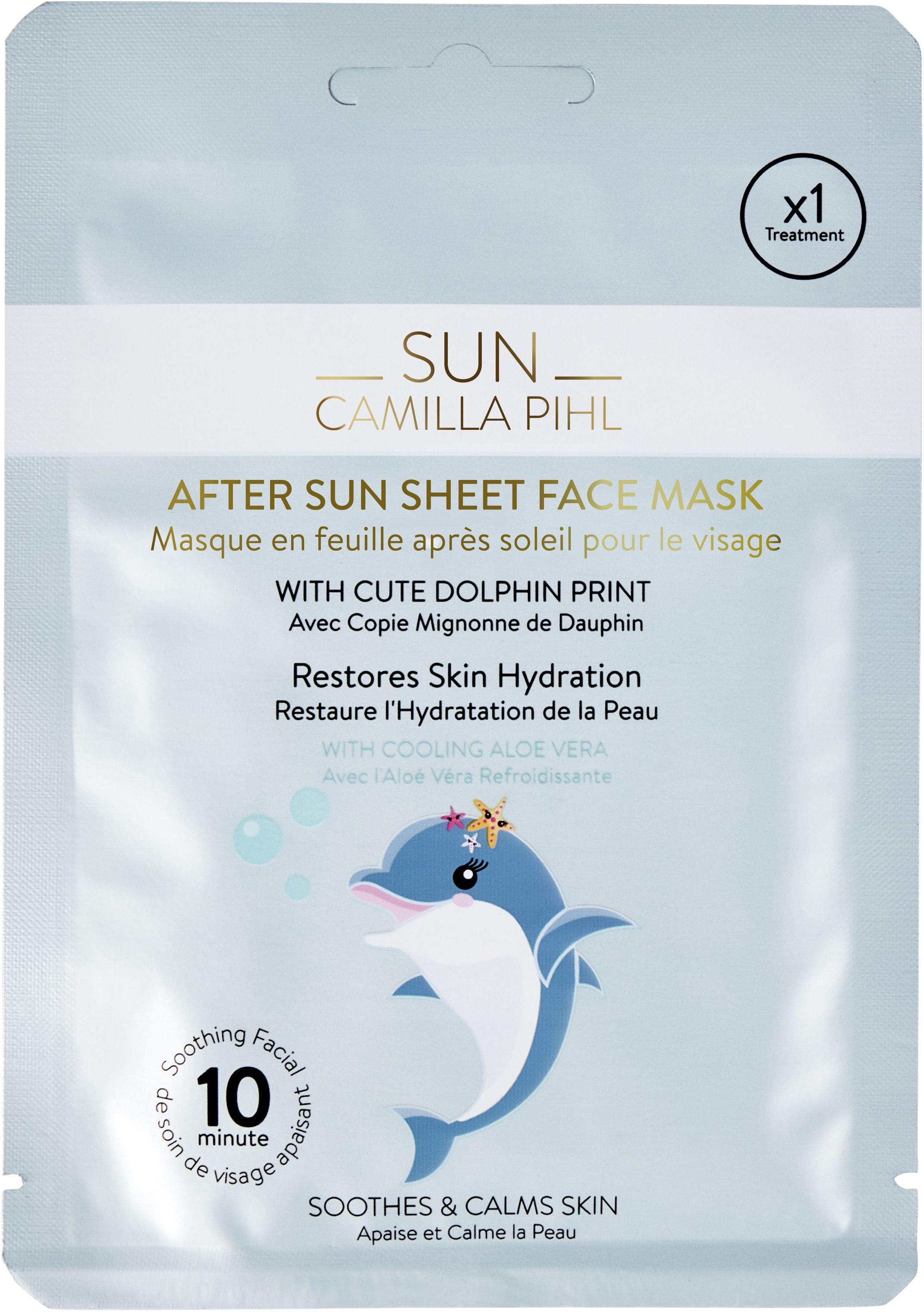 Sun Camilla Pihl After Sun Sheet Face Mask