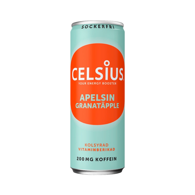 Celsius Apelsin & Granatäpple 355 ml