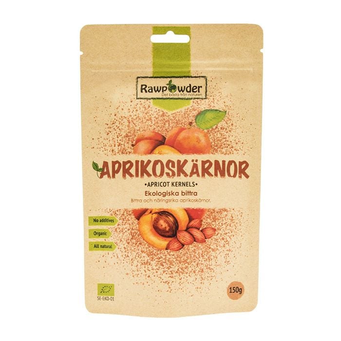 Rawpowder Aprikoskärnor bittra 150 g