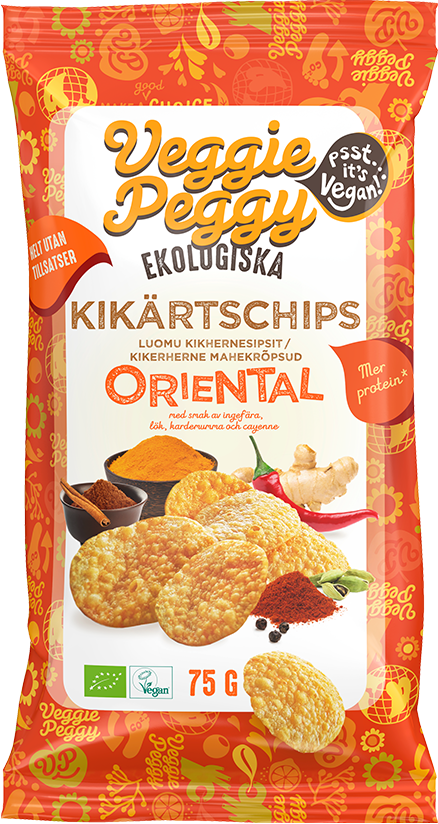 Veggie Peggy Kikärtschips Oriental 75 g