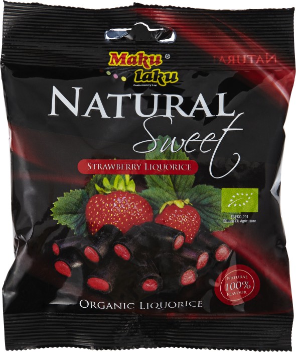 Maku Laku Sötlakrits Jordgubb 80 g