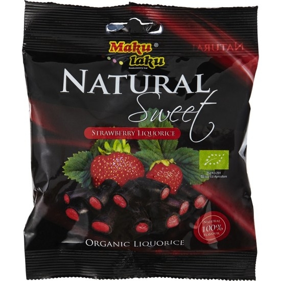 Maku Laku Sötlakrits Jordgubb 80 g