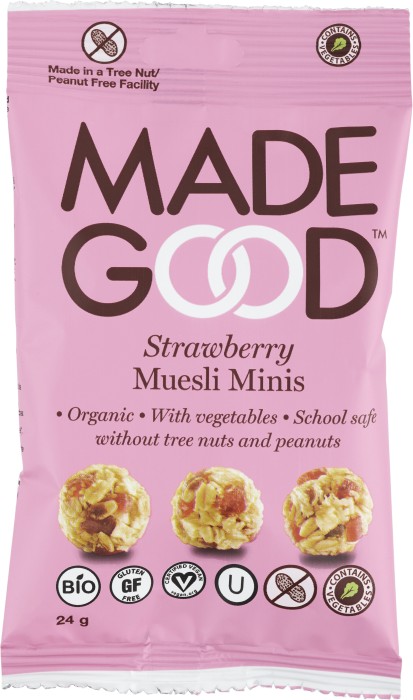 MadeGood Granolabollar Jordgubb 24 g
