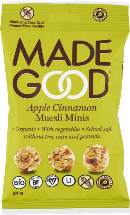 MadeGood Granolabollar Äpple Kanel 24 g