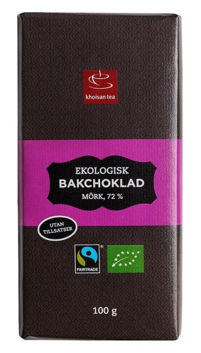 Khoisan Gourmet Bakchoklad Mörk EKO 100 g