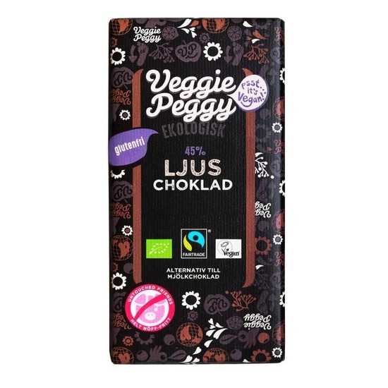 Veggie Peggy Ljus Choklad 85 g