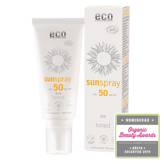 Eco Cosmetics Toned Q10 Sunspray SPF 50 100 ml