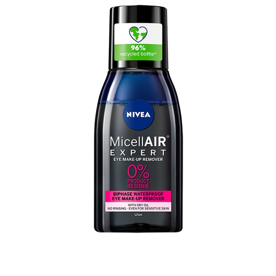 NIVEA MicellAIR Water Expert Eye Make-Up Remover 125 ml