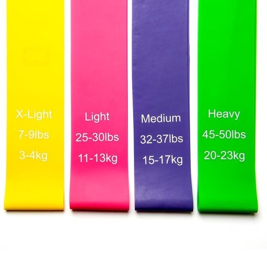 Booty Builder Mini Bands Pink 4-Pack