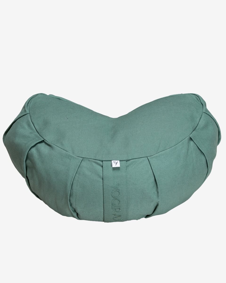 Yogiraj Meditation Cushion Crescent Moss Green