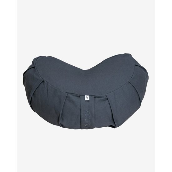 Yogiraj Meditation Cushion Crescent Graphite Grey