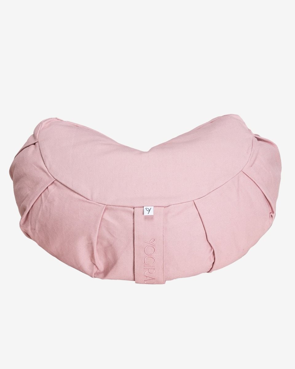 Yogiraj Meditation Cushion Crescent Heather Pink