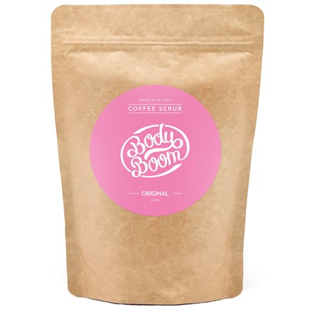 BodyBoom Coffee Scrub Original Pink 200 g