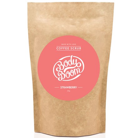BodyBoom Coffee Scrub Strawberry Red 30 g