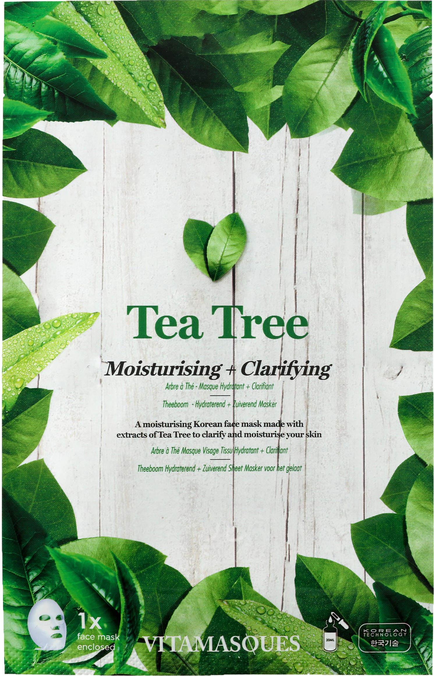 VITAMASQUES Tea Tree Sheet Mask