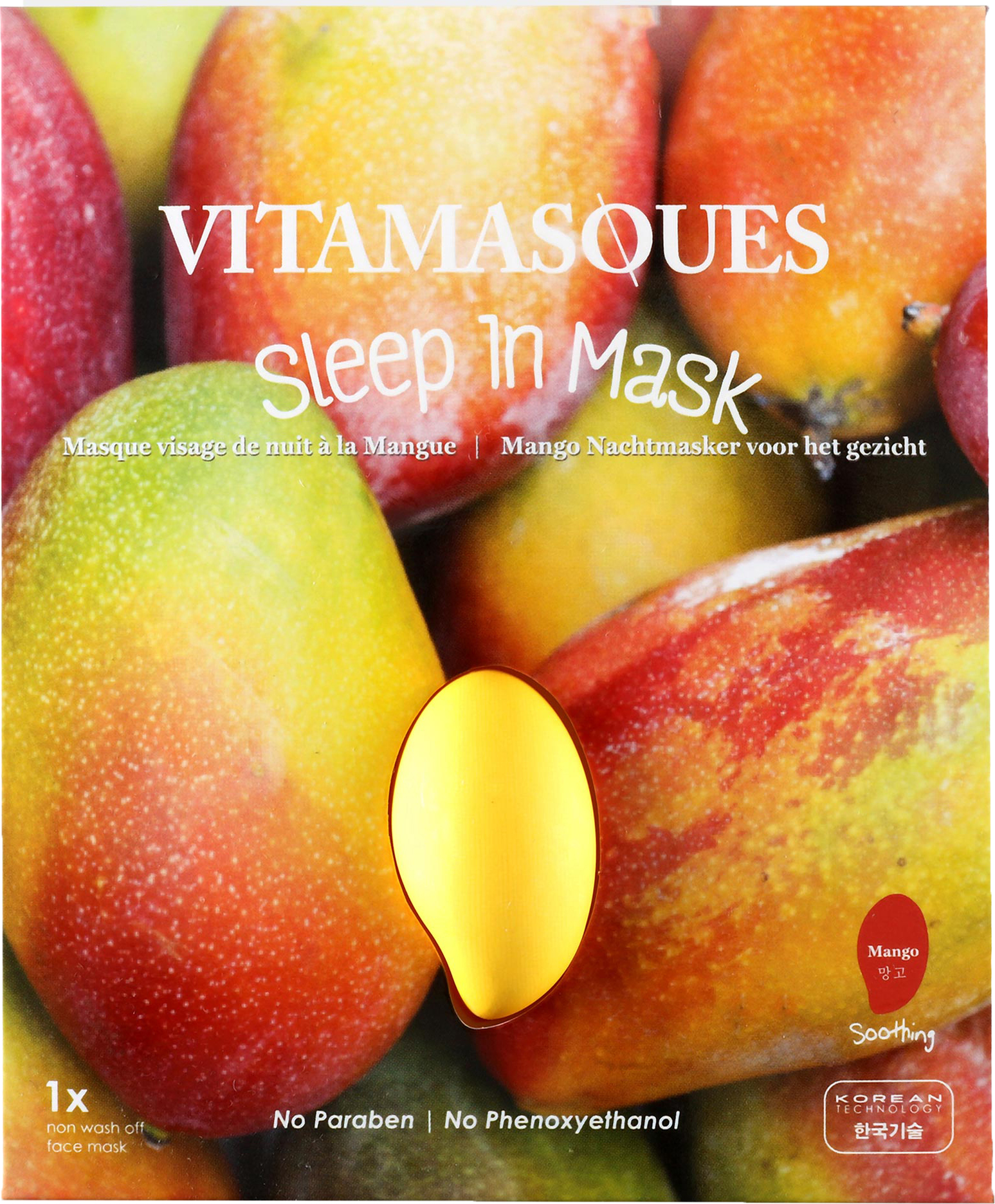 VITAMASQUES Mango Sleep in Mask Double Egg