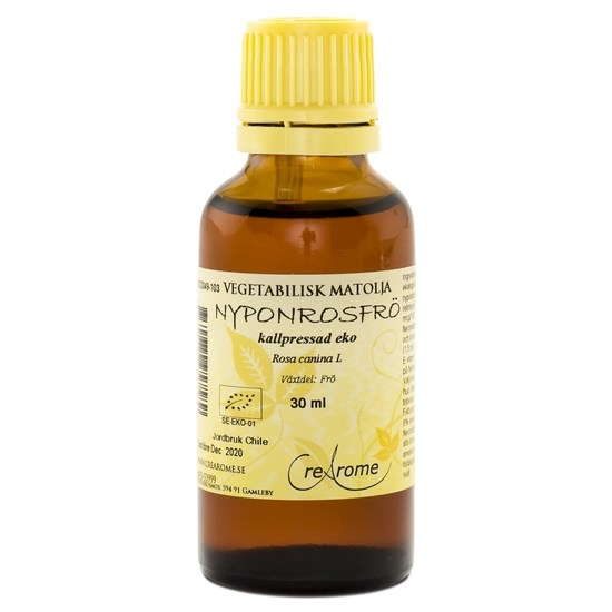 Crearome Nyponrosfröolja Kallpressad Eko 30 ml