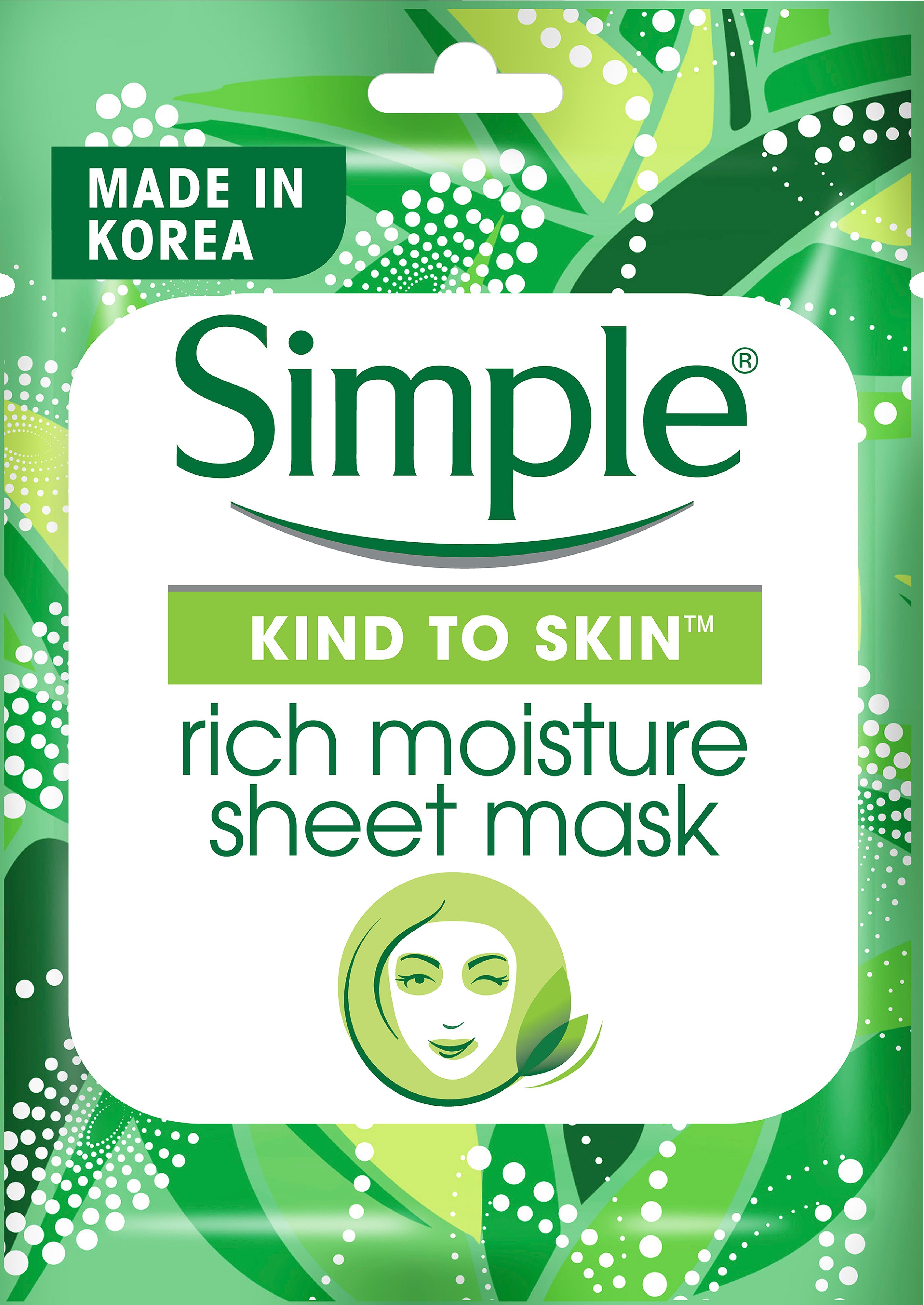 Simple Rich Moisture Sheet Mask