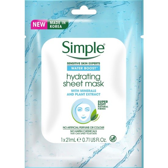 Simple Water Boost Sheet Mask