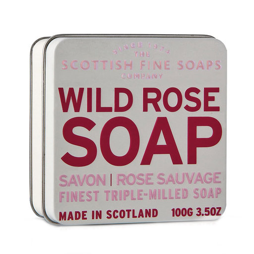 Scottish Fine Soaps Soap In A Tin Wild Rose 100 g