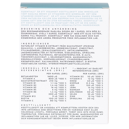 Inflammation Lab Essentials 30 kapslar