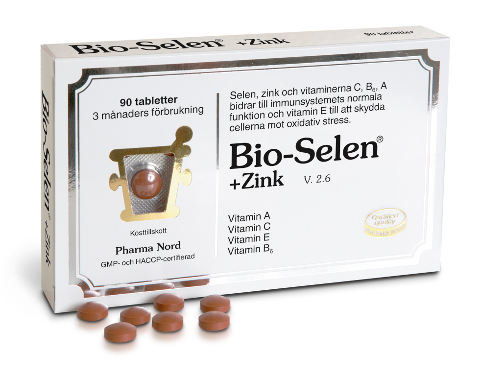 Pharma Nord Bio-Selen+Zink 90 tabletter