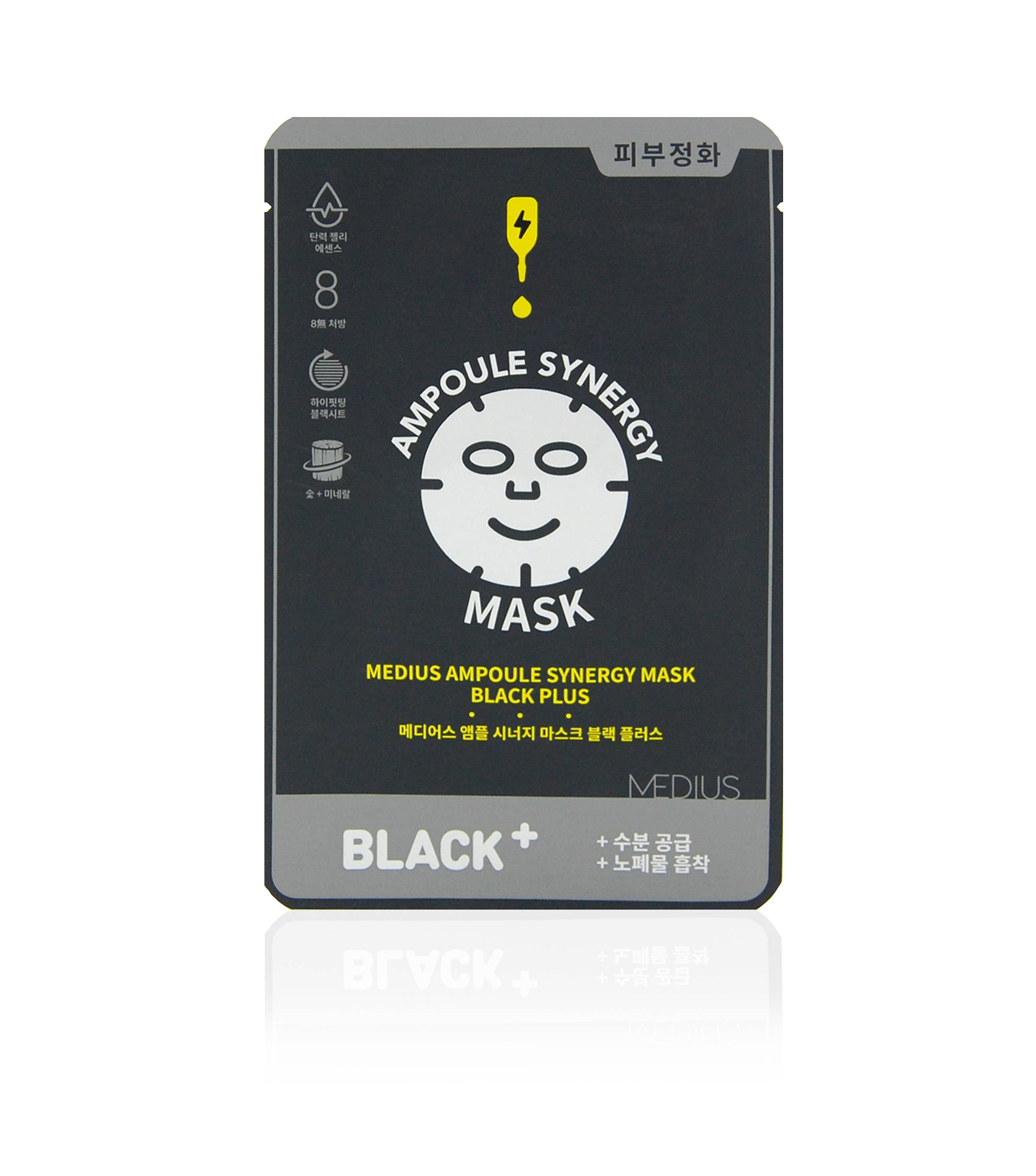 MEDIUS Ampoule Synergy Mask Black Plus