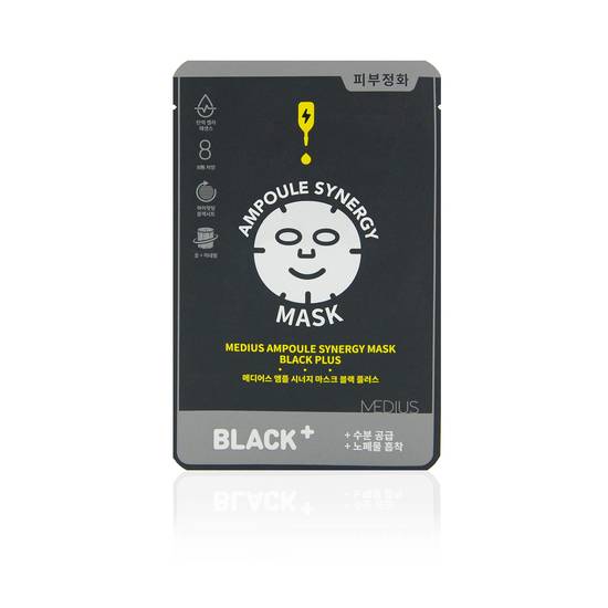 MEDIUS Ampoule Synergy Mask Black Plus