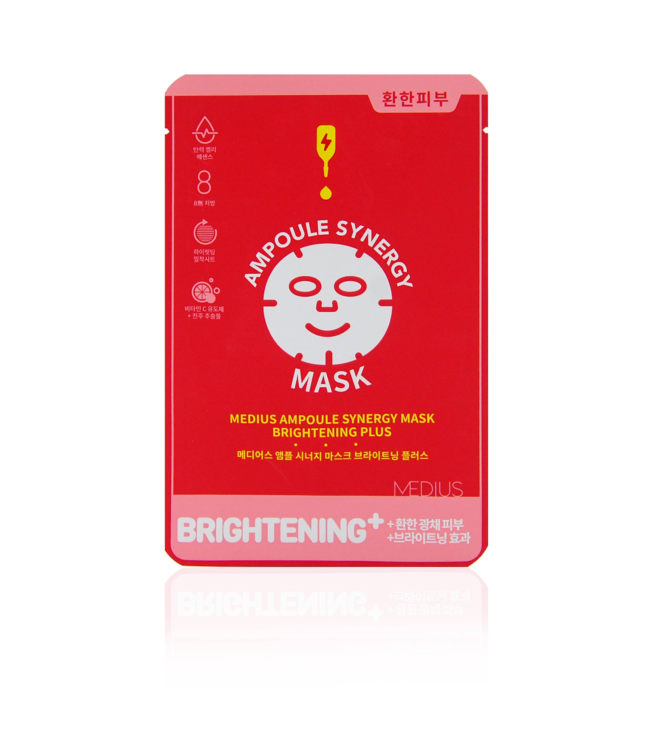 MEDIUS Ampoule Synergy Mask Brightening Plus