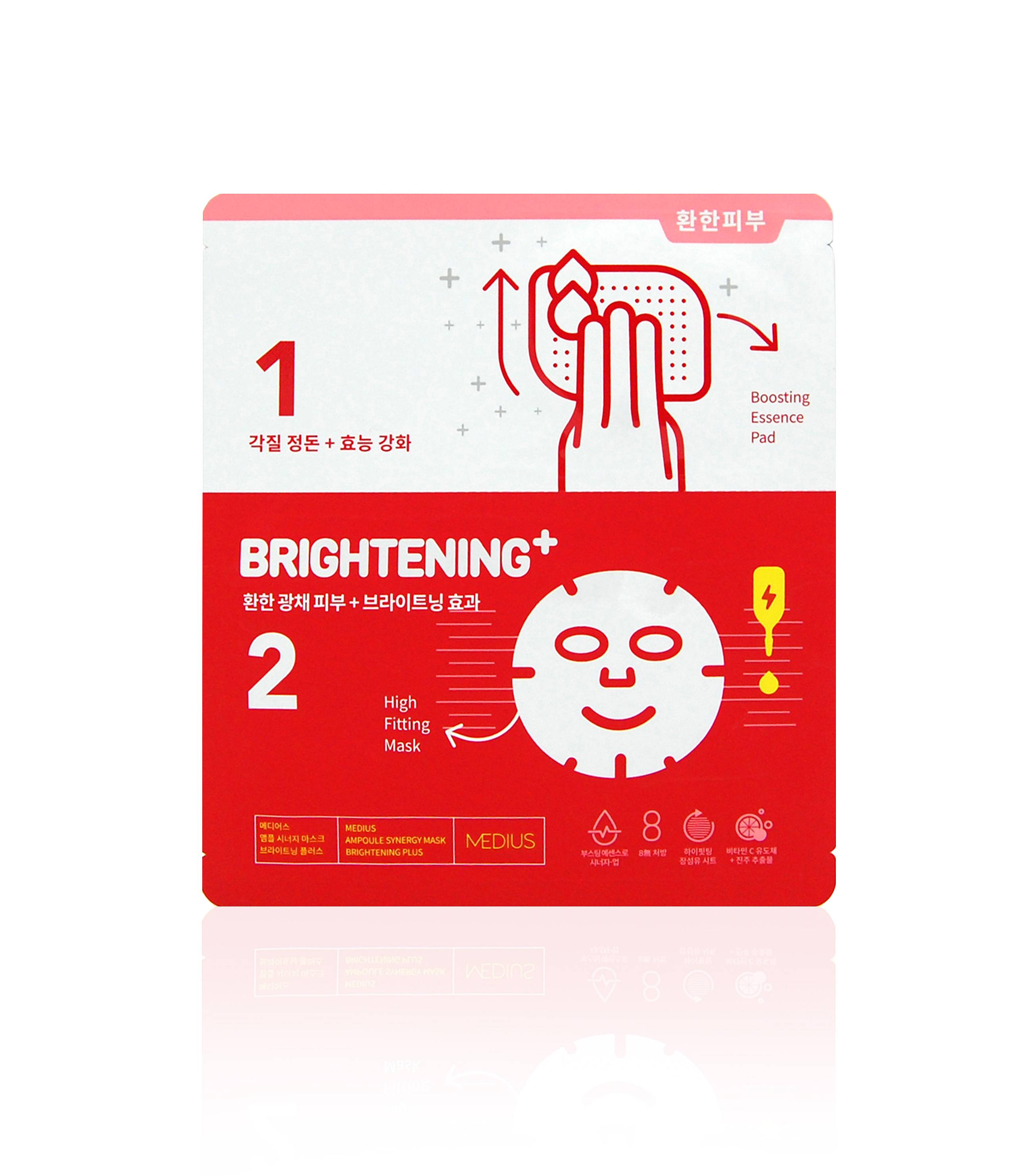 MEDIUS Ampoule Synergy Mask Brightening Plus 2-pack