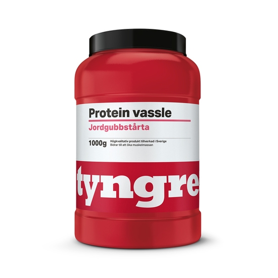 Tyngre Protein Vassle Jordgubbstårta 1000 g