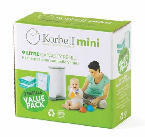 Korbell Mini Refill 3-pack