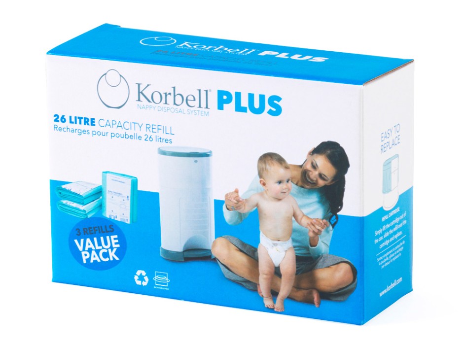 Korbell Plus Refill 3-pack