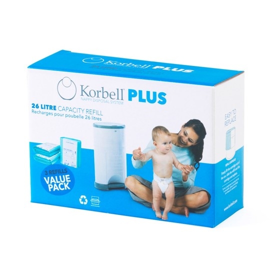 Korbell Plus Refill 3-pack