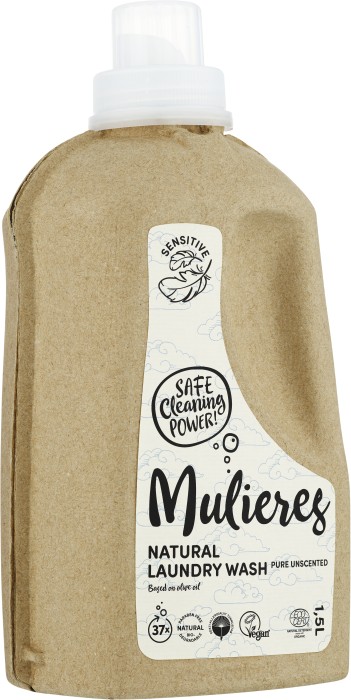 Mulieres Natural Laundry Wash Pure Unscented 1500 ml