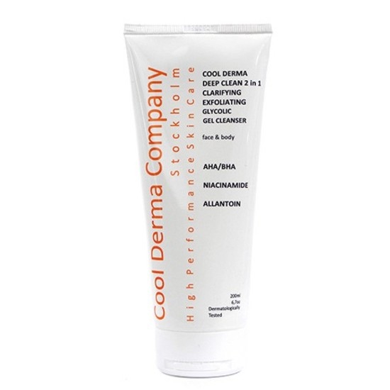 Cool Derma Exfoliating Gel Cleanser 200 ml