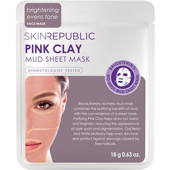 Skin Republic Pink Clay Mud Face Mask 18 g