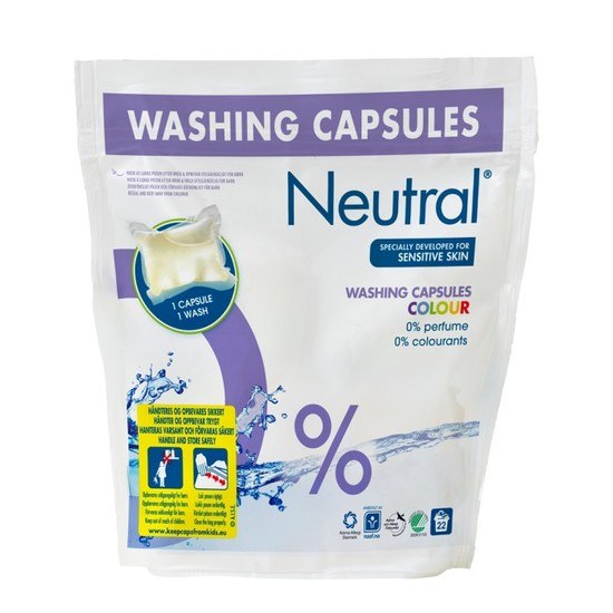 Neutral tvättkapslar Colour 22 st