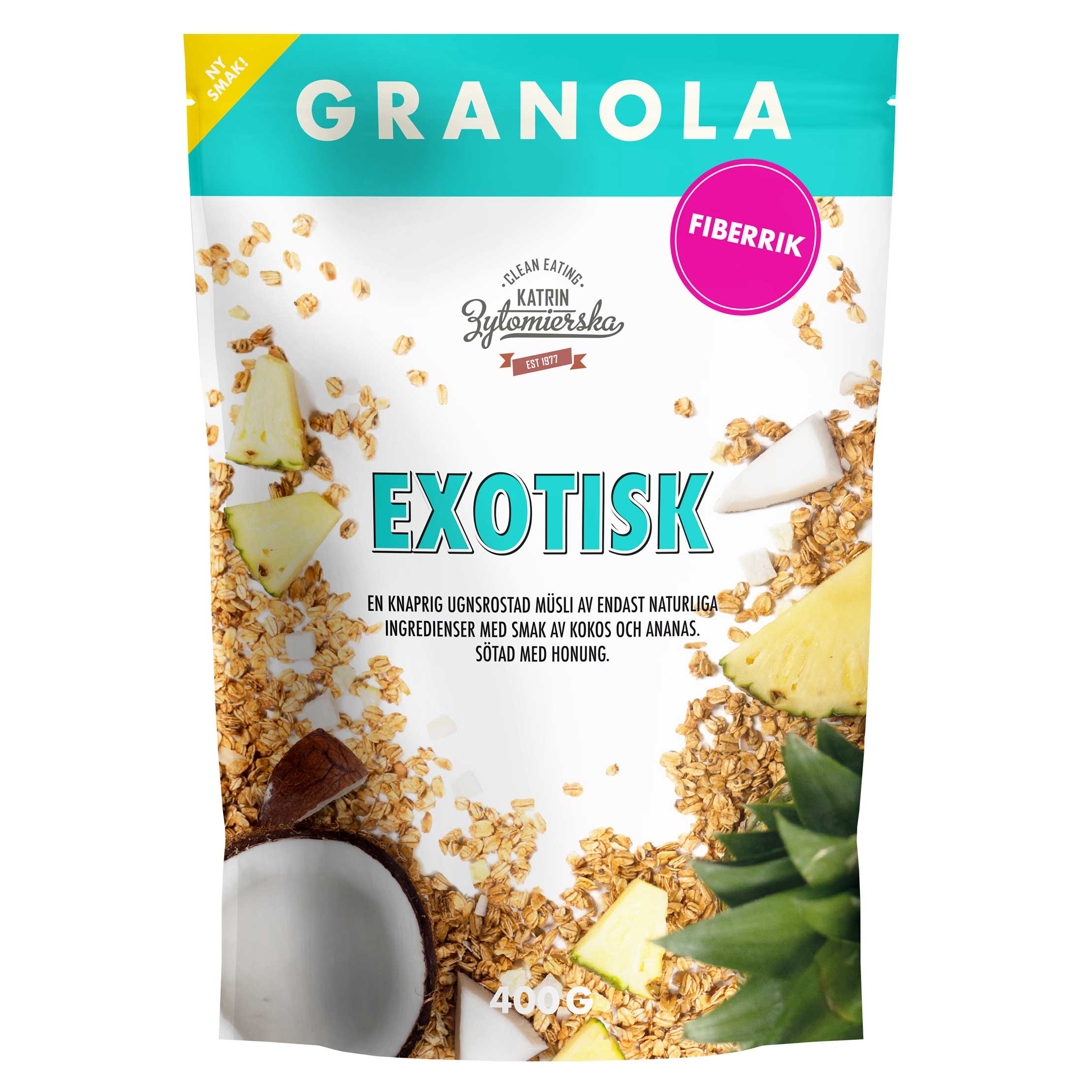 Clean Eating Granola Exotisk 400 g
