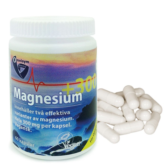 Omnisym Pharma Magnesium +300 300 mg 60 kapslar