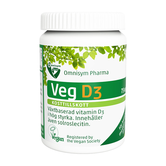 Omnisym Pharma Veg D-3 60 kapslar