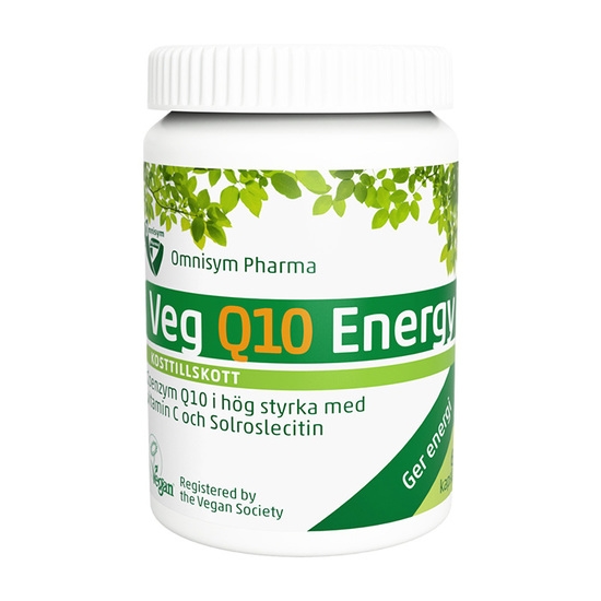 Omnisym Pharma Veg Q10 Energy 60 kapslar