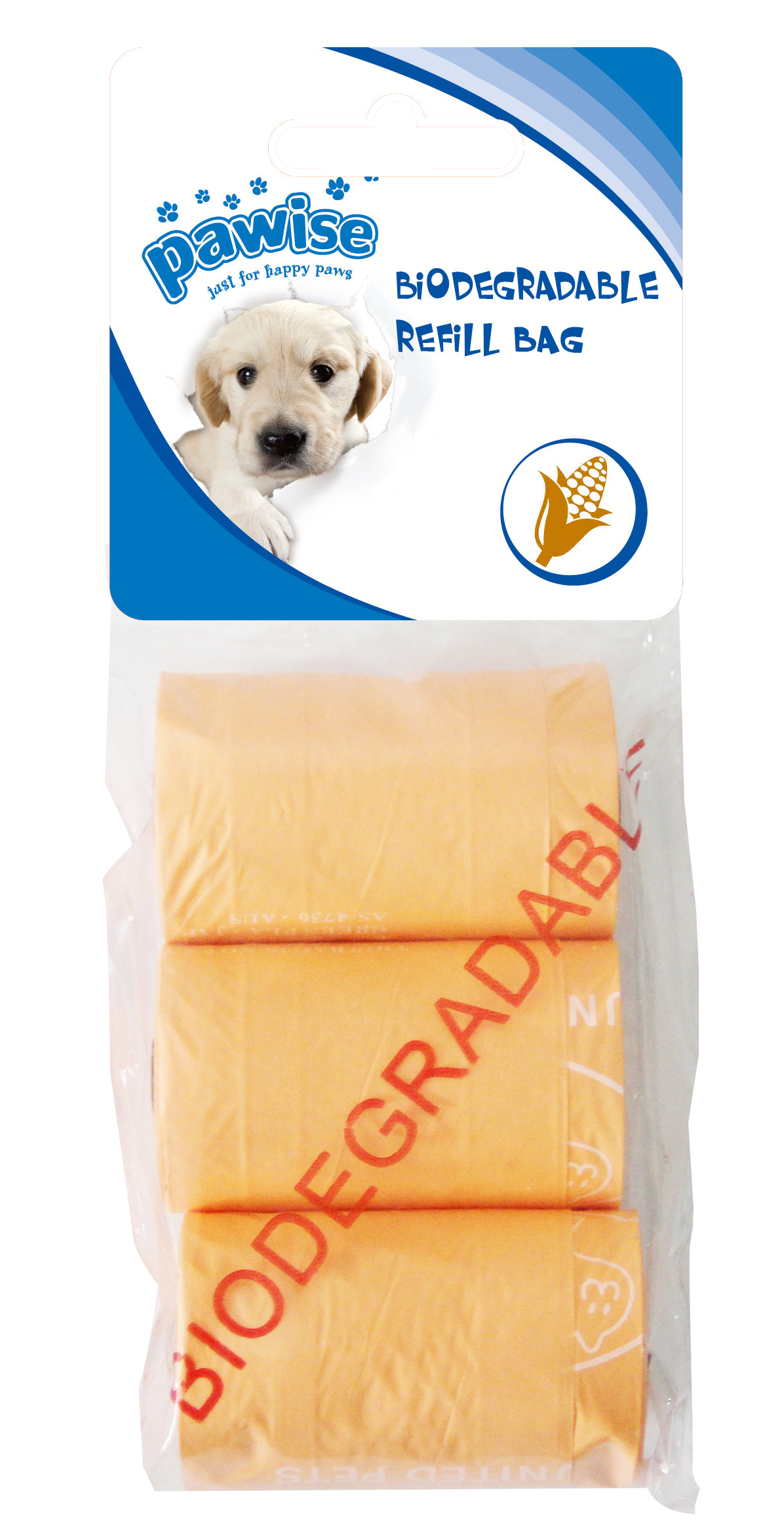 Pawise Bajspåsar Refill 3-pack