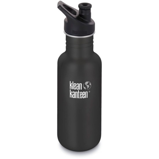 Klean Kanteen Classic Sport Cap Shale Black Matte 532 ml