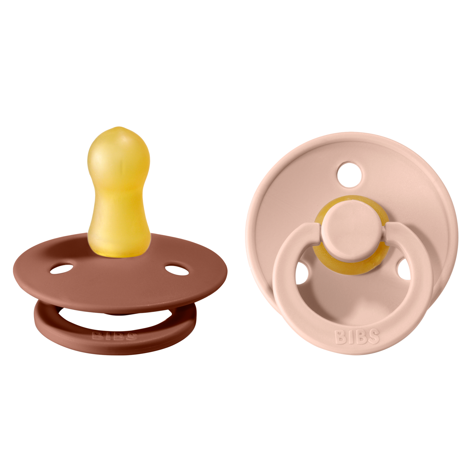 Alternativ bild 1 för BIBS napp Colour 2-pack 0-6 mån, woodchuck/blush